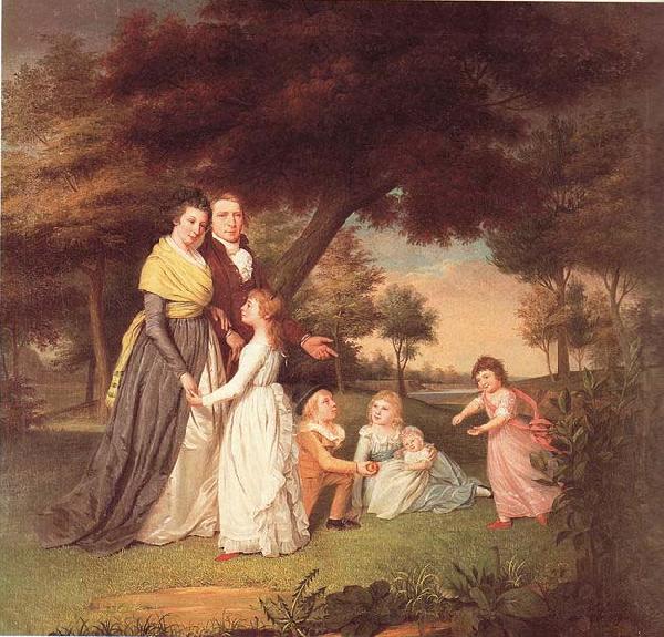 James Peale The Artist and His Family oil painting picture